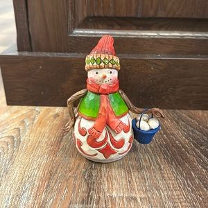 Jim Shore “Snowball Fight, Anyone?” Figurine